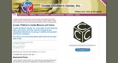 Desktop Screenshot of couleechildrenscenter.com