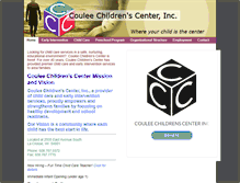 Tablet Screenshot of couleechildrenscenter.com